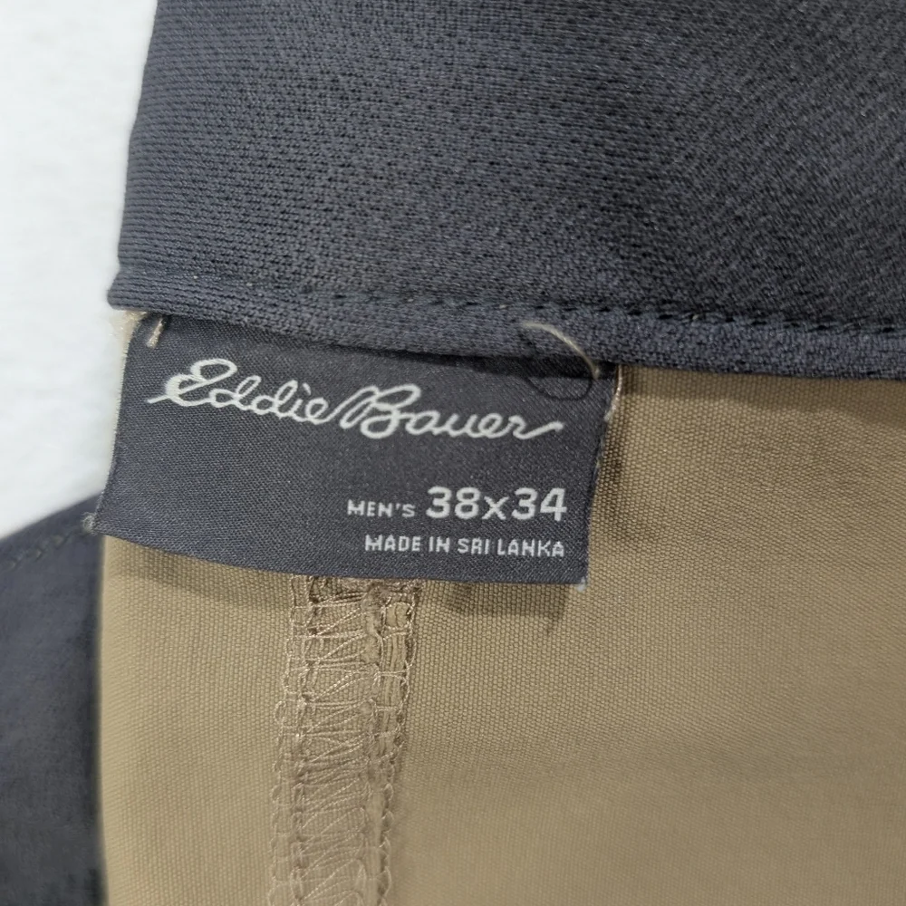 Eddie Bauer Men’s Convertible Tech Hiking Pants to‎ Shorts | Khaki 38x34
